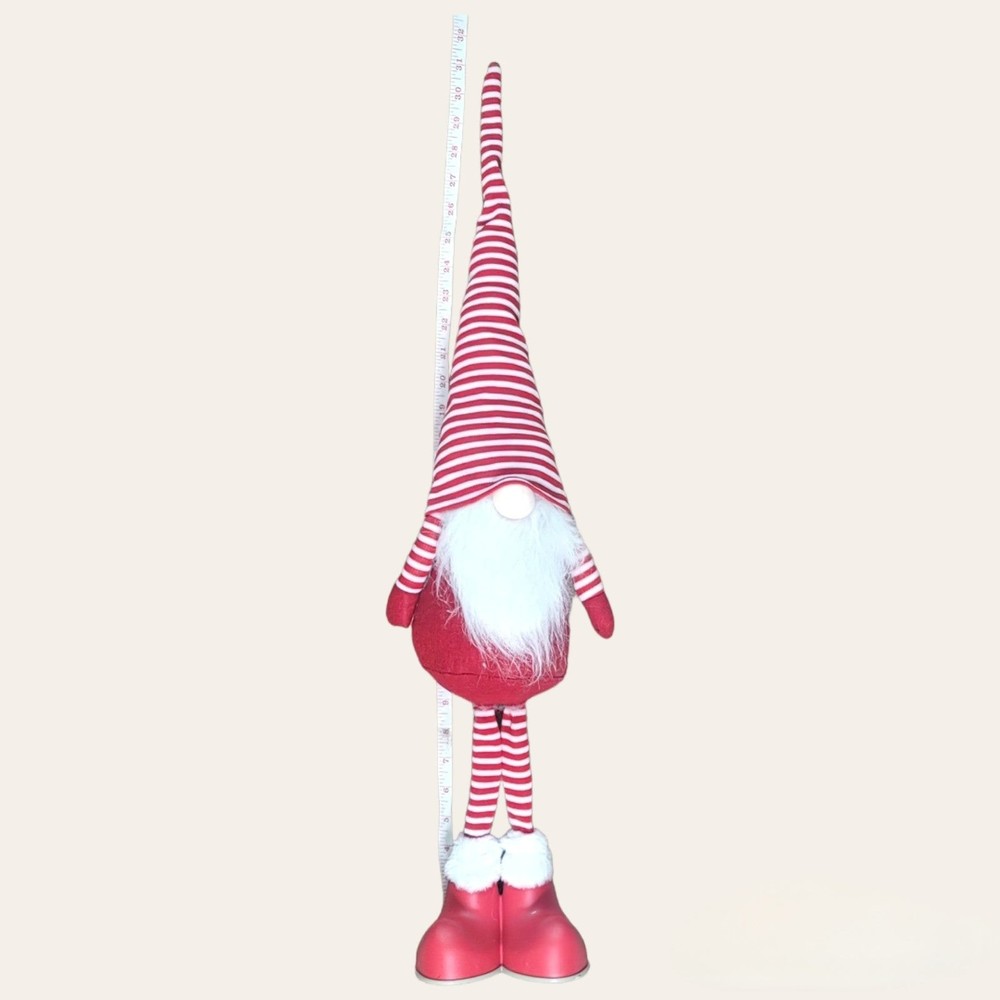 Festive Living Valentines Gnome 2.5 Foot Tall Adjustable Hat Standing Gnome